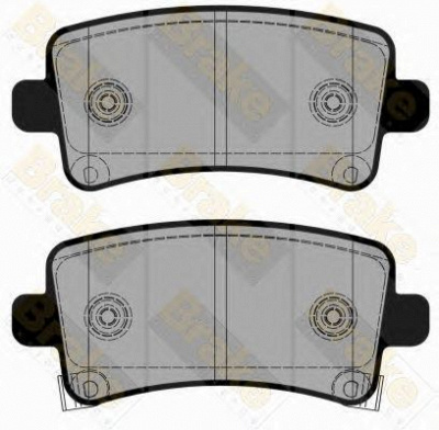 BRAKE ENGINEERING pa1780 -  Комплект тормозных колодок, дисковый тормоз